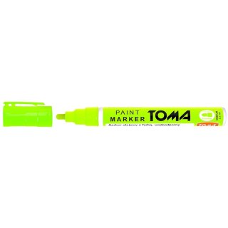 Marker olejowy Toma zielony neonowy 2,5mm okrągła końcówka (to-40)