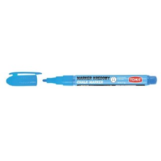 Marker specjalistyczny Toma kredowy niebieski 1,5mm okrągła końcówka