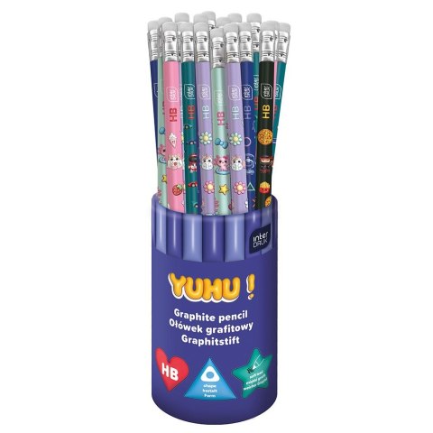 Ołówek Interdruk YUHU HB (z białą gumką) Ołówek Interdruk YUHU HB (z białą gumką)