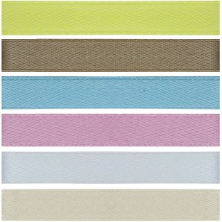 Wstążka Titanum Craft-Fun Series 2324015-A 6 kolorów 10x2 [mm x m] mix (1cmx2m)