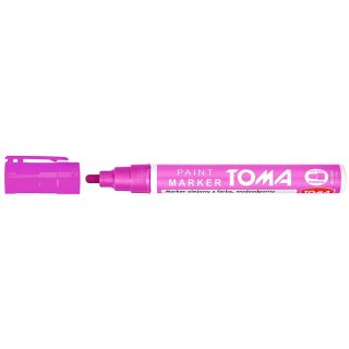 Marker olejowy Toma różowy 2,5mm okrągła końcówka (to-40)