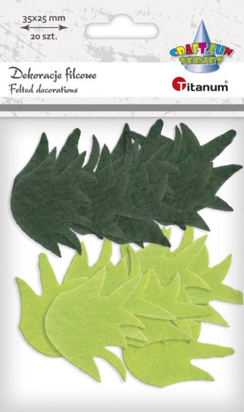 Ozdoba filcowa Titanum Craft-Fun Series trawka (3631) Ozdoba filcowa Titanum Craft-Fun Series trawka (3631)