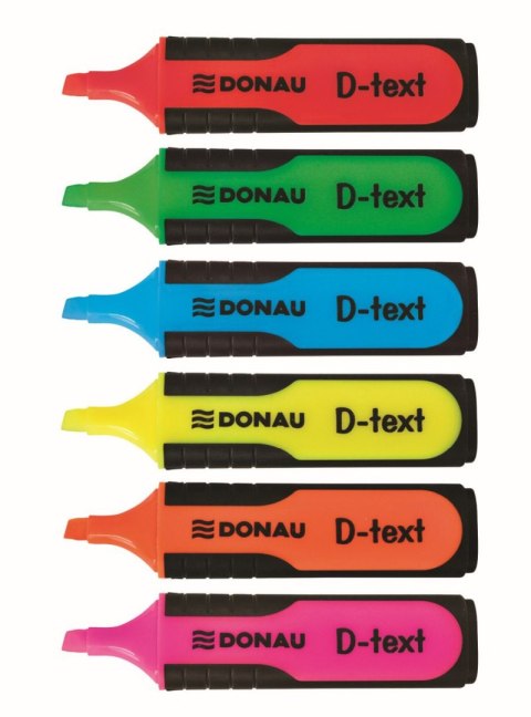 Zakreślacz Donau D-Text 6 kol. mix 1,0-5,0mm (7358906PL-99)