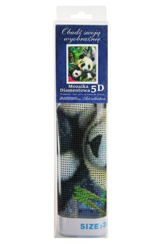 Zestaw kreatywny Flamingo Line Diamentowa mozaika 30x40cm Panda (TGC75484)