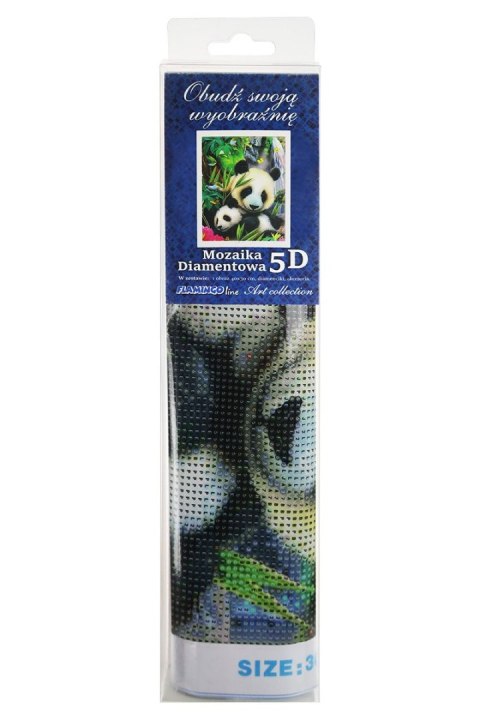 Zestaw kreatywny Flamingo Line Diamentowa mozaika 30x40cm Panda (TGC75484) Zestaw kreatywny Flamingo Line Diamentowa mozaika 30x40cm Panda (TGC75484)