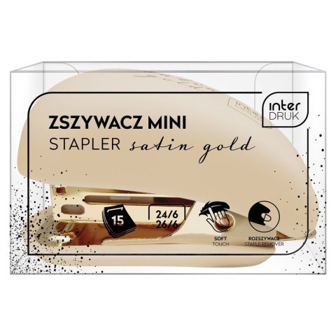 Zszywacz Yn-teen Satin Gold mix 15k Zszywacz Yn-teen Satin Gold mix 15k