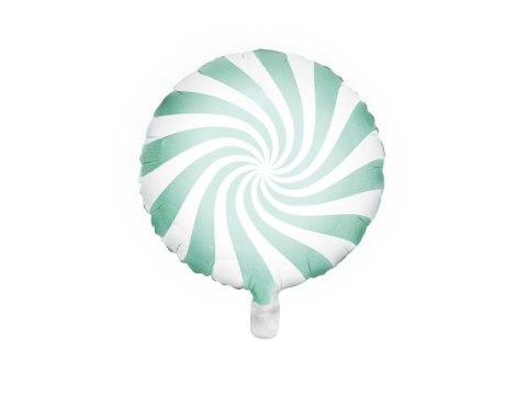 Balon foliowy Partydeco cukierek miętowy 45 cm 18cal (FB20P-103) Balon foliowy Partydeco cukierek miętowy 45 cm 18cal (FB20P-103)