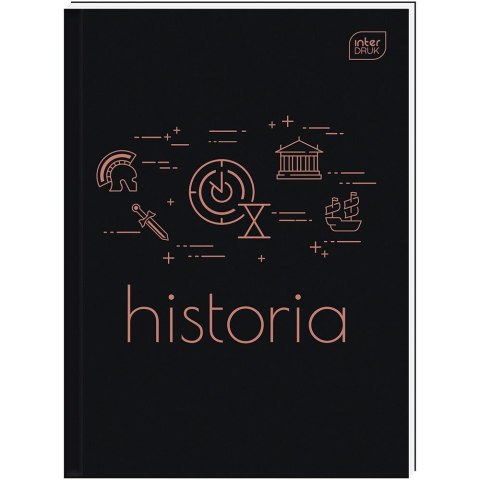 Brulion Interdruk HISTORIA A5 80k. 70g krata