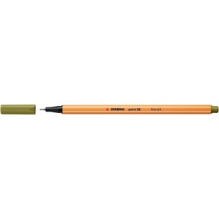 Cienkopis Stabilo zieleń błotna 0,4mm 1kol. (88/37)