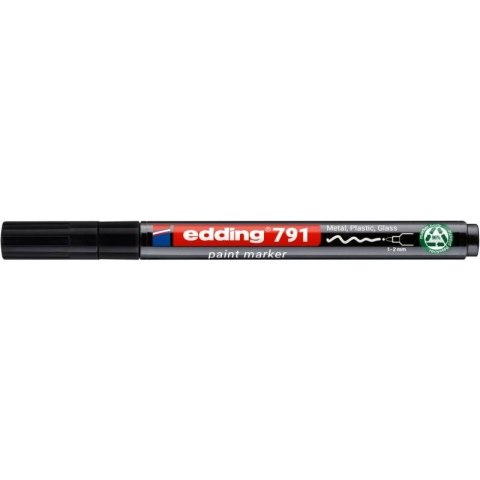 Marker olejowy Edding PCR E-791 czarny 1,0-2,0mm okrągła końcówka (ED-791PCR001)
