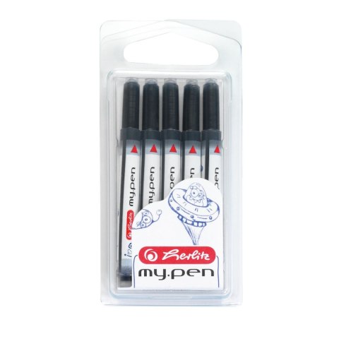 Naboje długie Herlitz My Pen 10983443 niebieski (300002944) Naboje długie Herlitz My Pen 10983443 niebieski (300002944)