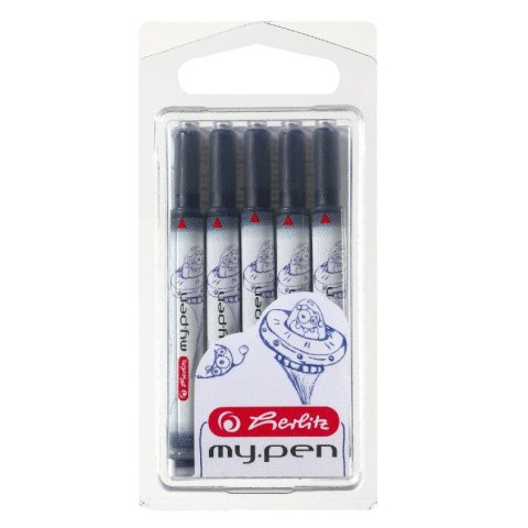 Naboje długie Herlitz My Pen 10983443 niebieski (300002944) Naboje długie Herlitz My Pen 10983443 niebieski (300002944)