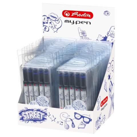 Naboje długie Herlitz My Pen 10983443 niebieski (300002944) Naboje długie Herlitz My Pen 10983443 niebieski (300002944)