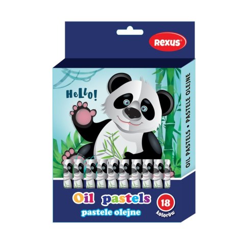 Pastele olejne Rexus 18 kol. (603550) Pastele olejne Rexus 18 kol. (603550)