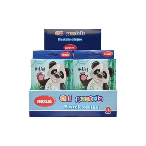 Pastele olejne Rexus 18 kol. (603550) Pastele olejne Rexus 18 kol. (603550)