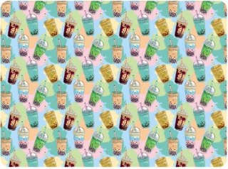 Podkład na biurko Biurfol BUBBLE TEA mix PVC PCW (PSN-A4-37)