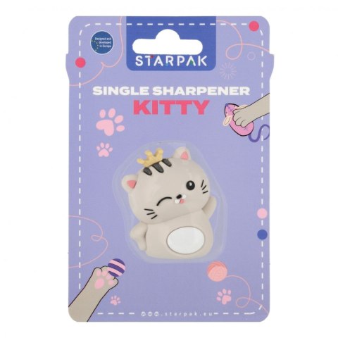 Temperówka Starpak Kotek mix plastik (541743) Temperówka Starpak Kotek mix plastik (541743)