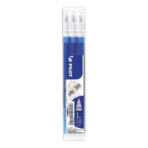 Wkład do pióra kulkowego Pilot Frixion niebieski 1,0mm (BLSFR10-L-S3-E)