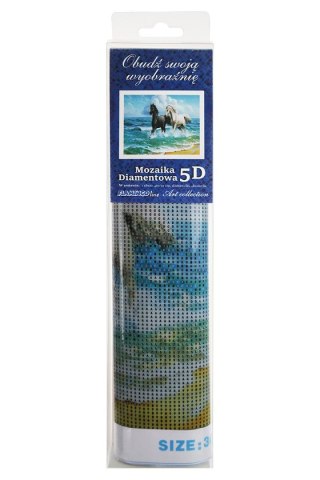 Zestaw kreatywny Flamingo Line Diamentowa mozaika 30x40cm Konie 2 (TMS29511)
