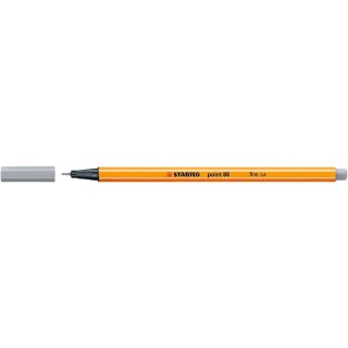Cienkopis Stabilo POINT szary jasny 0,4mm 1kol. (88/95)