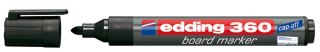 Marker suchościeralny Edding czarny 1,5-3,00mm okrągła końcówka