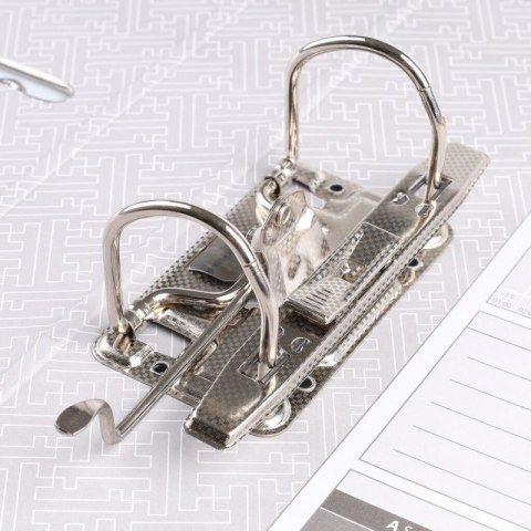 Segregator dźwigniowy Basic z szyną A4 75mm czarny (21024221-05)