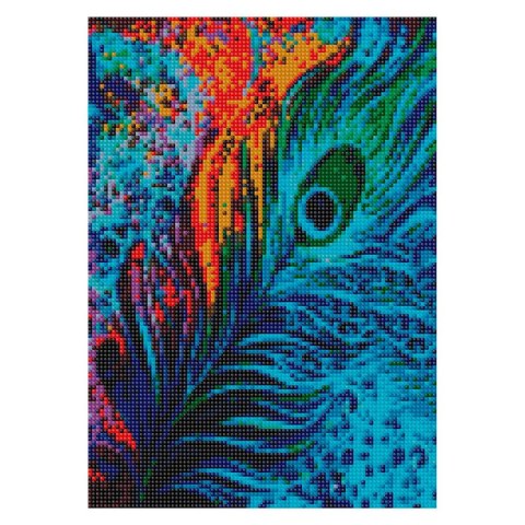 Zestaw kreatywny Flamingo Line Diamentowa mozaika 30x40cm Pawie pióro (TE1376-02) Zestaw kreatywny Flamingo Line Diamentowa mozaika 30x40cm Pawie pióro (TE1376-02)