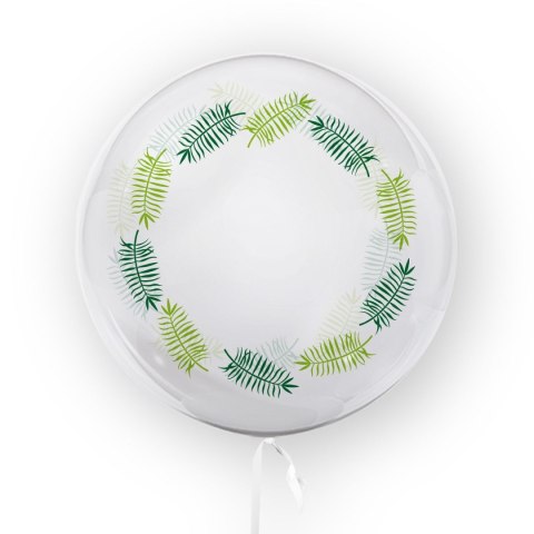 Balon foliowy Tuban transparentny liście 2 (TB3632) Balon foliowy Tuban transparentny liście 2 (TB3632)