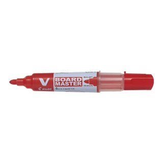 Marker suchościeralny Pilot V Board Master czerwony 2,3mm okrągła końcówka (WBMA-VBM-M-R-BG)
