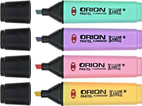 Zakreślacz Kamet ORION pastel mix 1,0-5,0mm (4 kol)