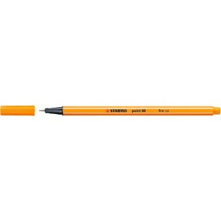 Cienkopis Stabilo pomarańczowy 0,4mm 1kol. (88/54)