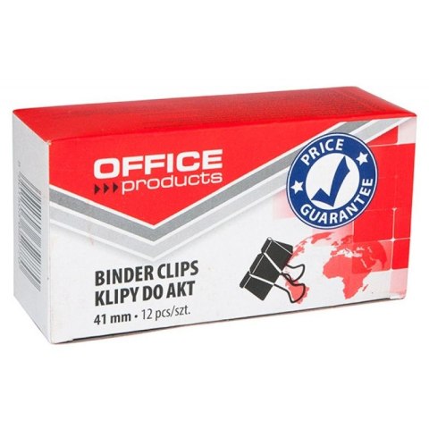 Klipy Office Products 41mm czarny (18095119-05) Klipy Office Products 41mm czarny (18095119-05)