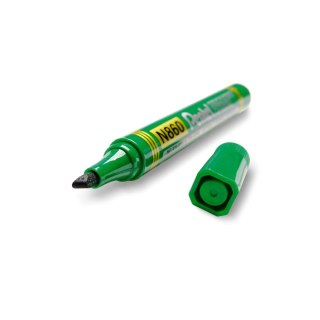 Marker permanentny Pentel zielony 1,2-4,5mm ścięta końcówka