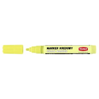 Marker specjalistyczny Toma pastelowy żółty kredowy żółty 4,5mm okrągła końcówka (To-292)