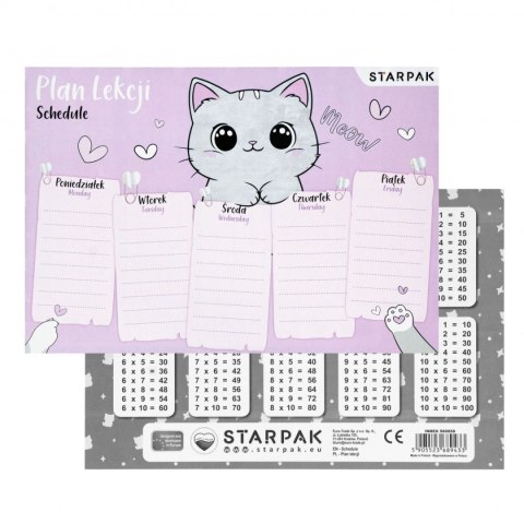 Plan lekcji Starpak (560058) Plan lekcji Starpak (560058)