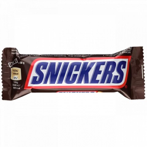 Słodycze Snickers 50 g Czekoladowe