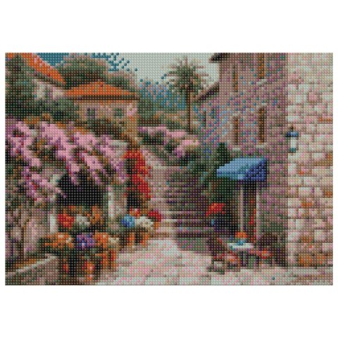 Zestaw kreatywny Flamingo Line Diamentowa mozaika 30x40cm Pejzaż (TSGK82573) Zestaw kreatywny Flamingo Line Diamentowa mozaika 30x40cm Pejzaż (TSGK82573)