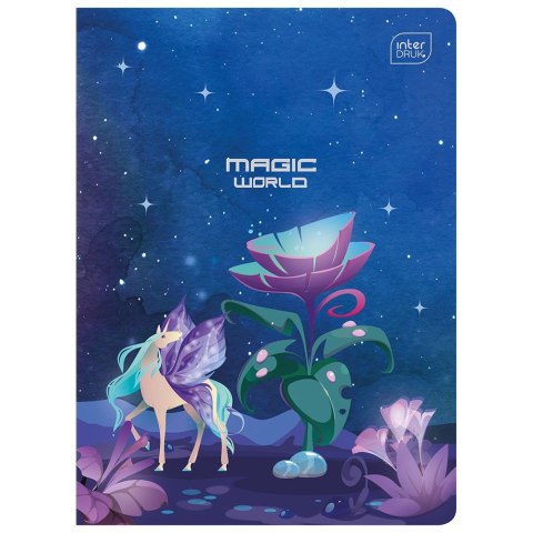 Zeszyt Interdruk METALIC FANTASY A5 60k. 70g krata Zeszyt Interdruk METALIC FANTASY A5 60k. 70g krata