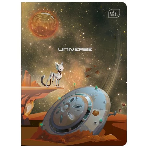 Zeszyt Interdruk METALIC FANTASY A5 60k. 70g krata Zeszyt Interdruk METALIC FANTASY A5 60k. 70g krata