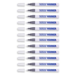 Marker olejowy Munhwa srebrny 2,0mm okrągła końcówka (8801006712131)