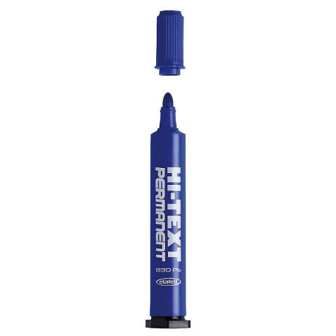 Marker permanentny Fibracolor HI-TEXT 830/PB niebieski 1,0-5,0mm ścięta końcówka