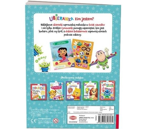 Książeczka edukacyjna Ameet Disney Maluch. Ubieranka. Kim jestem? (MUB 9201) Książeczka edukacyjna Ameet Disney Maluch. Ubieranka. Kim jestem? (MUB 9201)