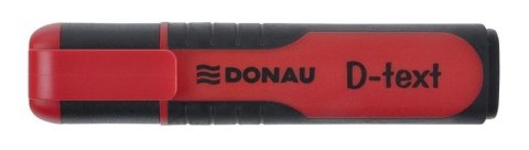 Zakreślacz Donau D-Text czerwony 1,0-5,0mm (7358001PL-04)