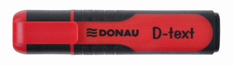 Zakreślacz Donau D-Text czerwony 1,0-5,0mm (7358001PL-04)