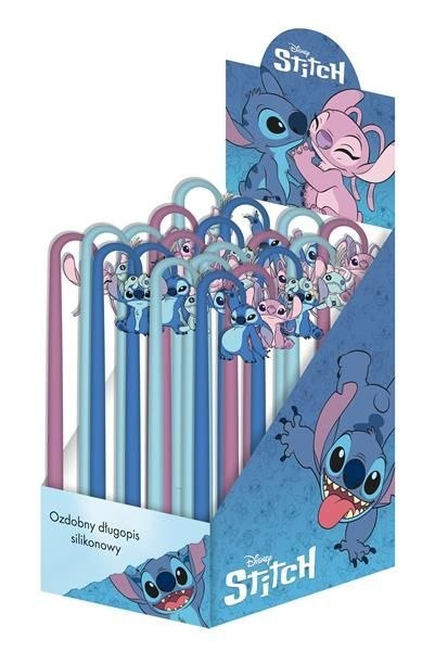 Długopis Beniamin Stitch silikonowy niebieski 0,5mm