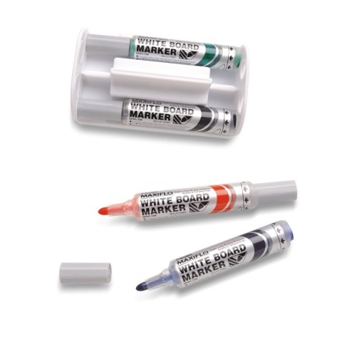Marker suchościeralny Pentel mix 2,0-2,5mm okrągła końcówka (MWL5M-4N-S)