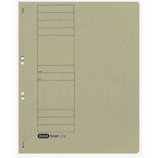 Skoroszyt Elba oczkowy A4 szary karton 250g (100551873)