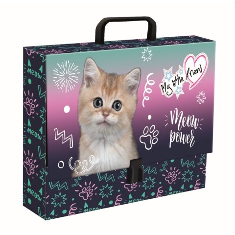Teczka kartonowa na zatrzask My Little Friend Kitty Party A4 mix Unipap Teczka kartonowa na zatrzask My Little Friend Kitty Party A4 mix Unipap