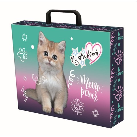 Teczka kartonowa na zatrzask My Little Friend Kitty Party A4 mix Unipap Teczka kartonowa na zatrzask My Little Friend Kitty Party A4 mix Unipap