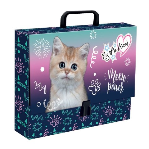 Teczka kartonowa na zatrzask My Little Friend Kitty Party A4 mix Unipap Teczka kartonowa na zatrzask My Little Friend Kitty Party A4 mix Unipap